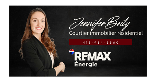Courtière Immobilière Re/max Énergie — Jennifer Boily
